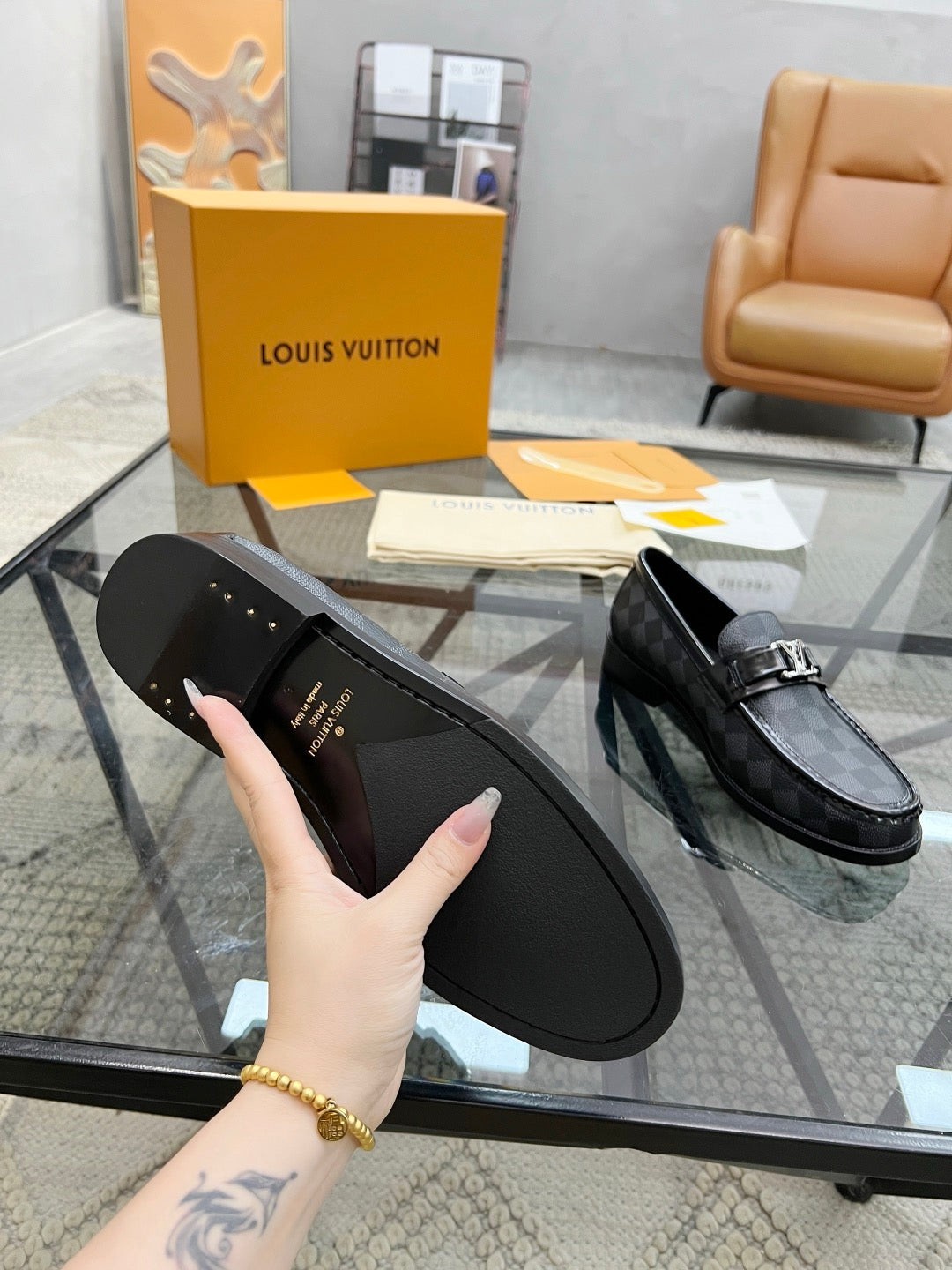 Louis 25ss leather shoes