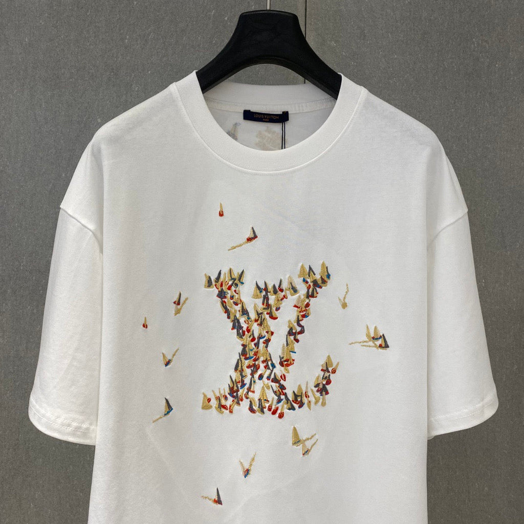 Louis 25ss embroidered t-shirt