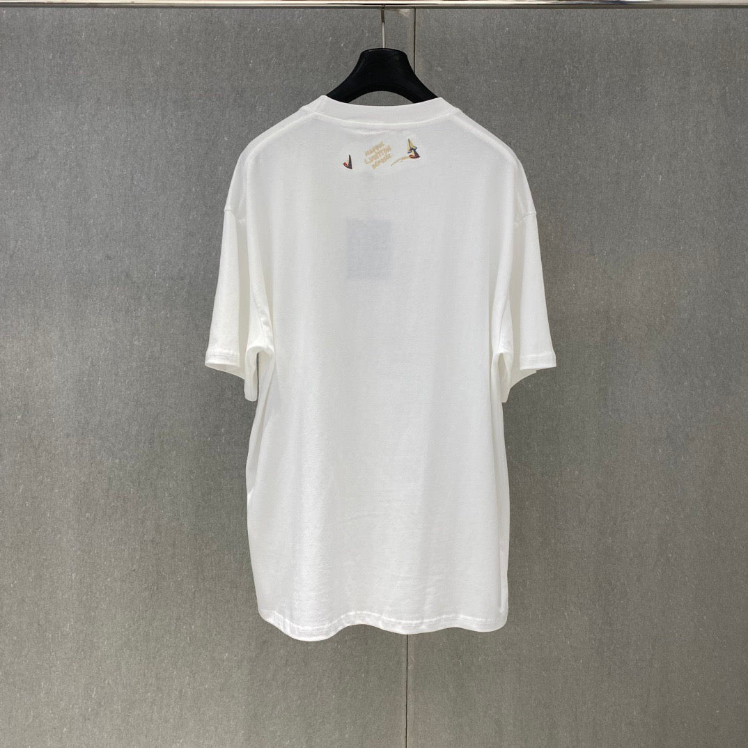 Louis 25ss embroidered t-shirt