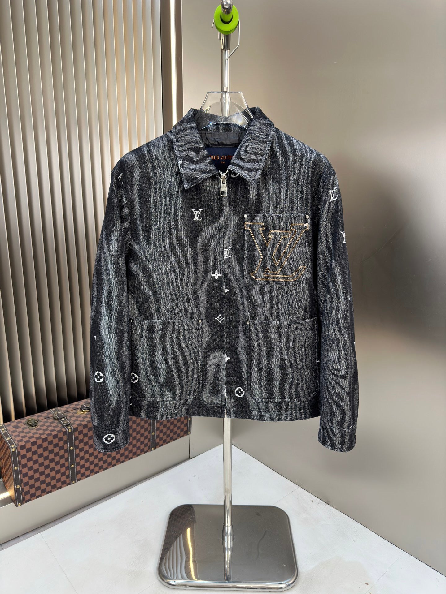 Louis 25fw denim down jacket