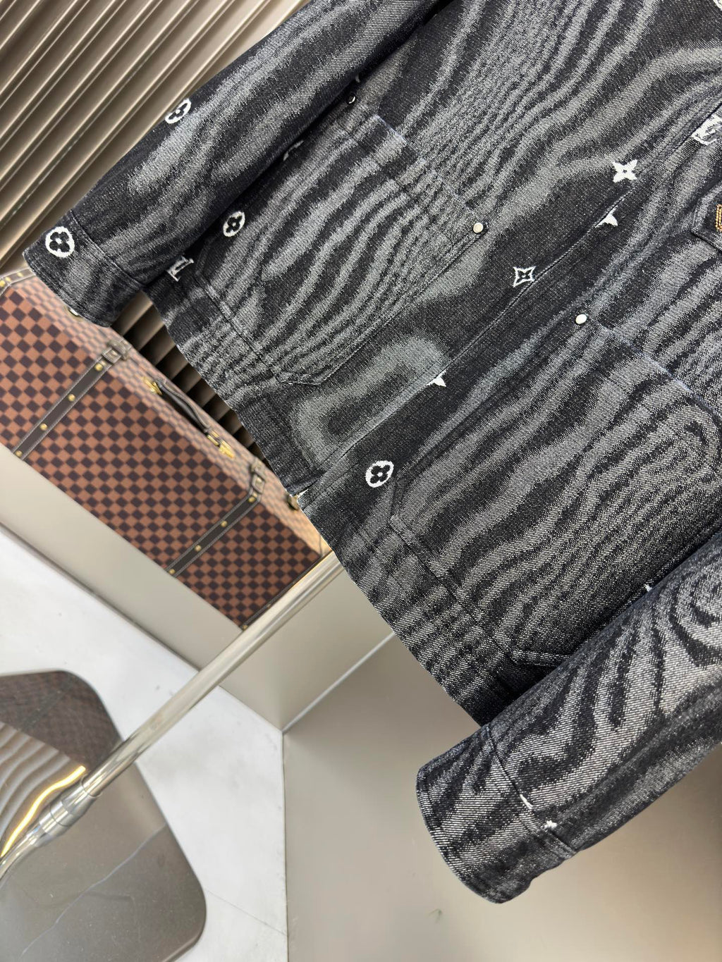 Louis 25fw denim down jacket