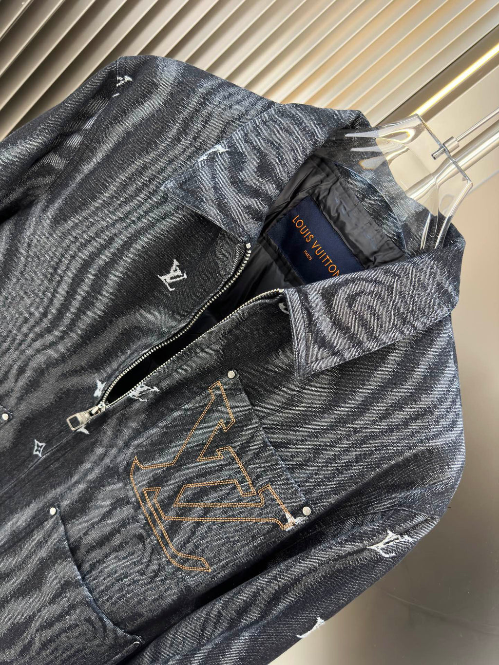 Louis 25fw denim down jacket