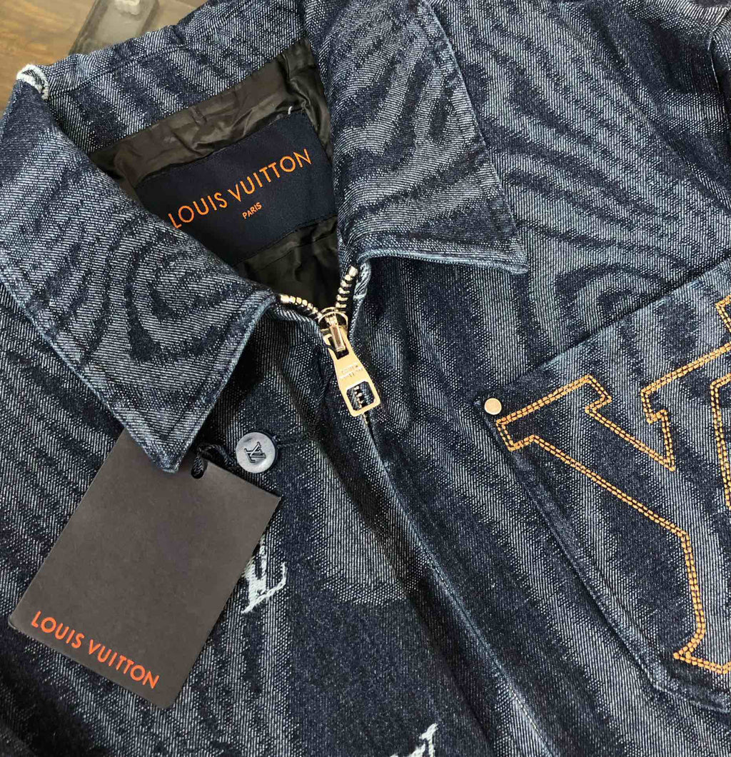 Louis 25fw denim down jacket