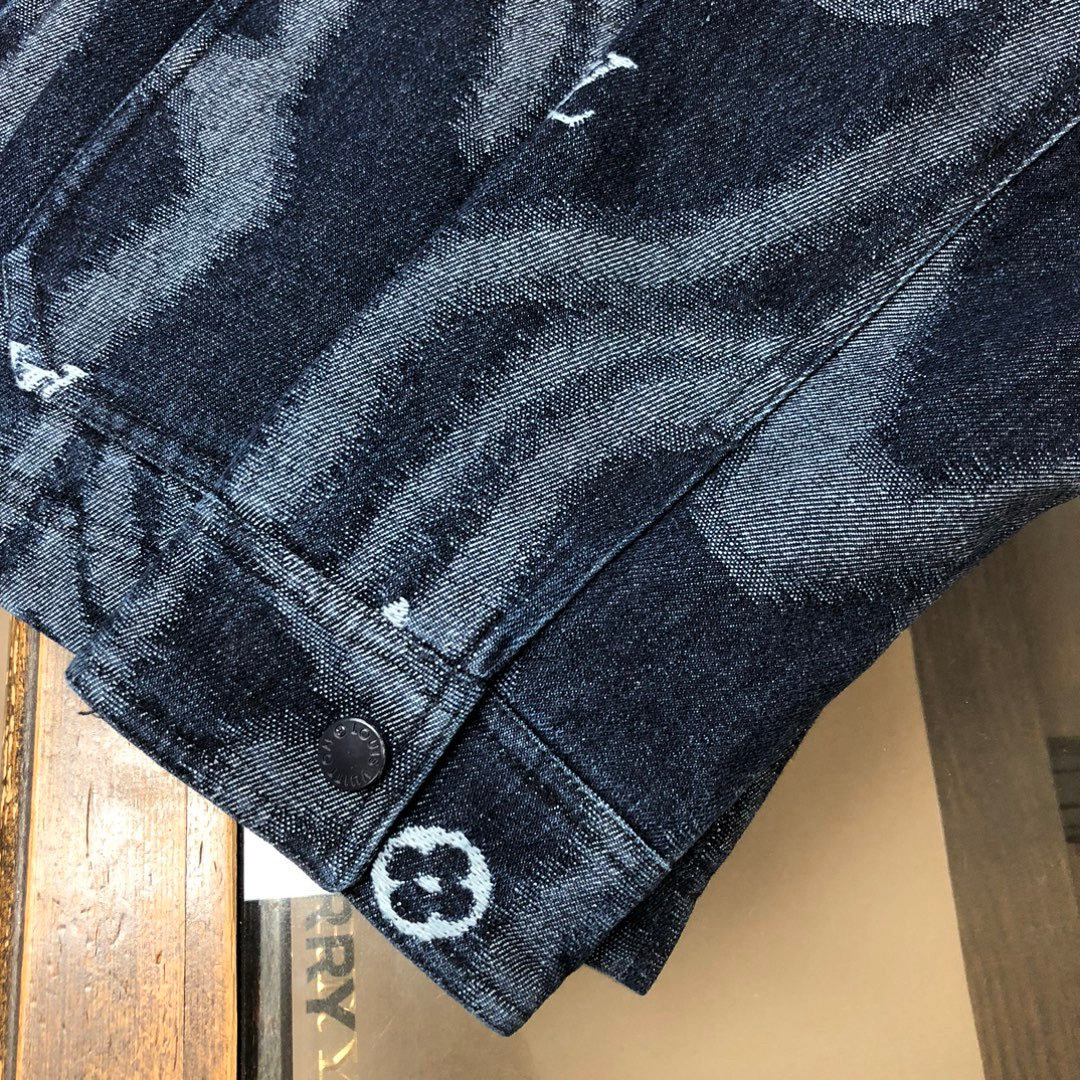 Louis 25fw denim down jacket