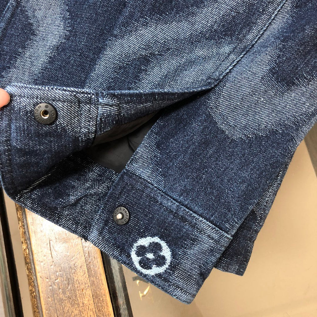 Louis 25fw denim down jacket