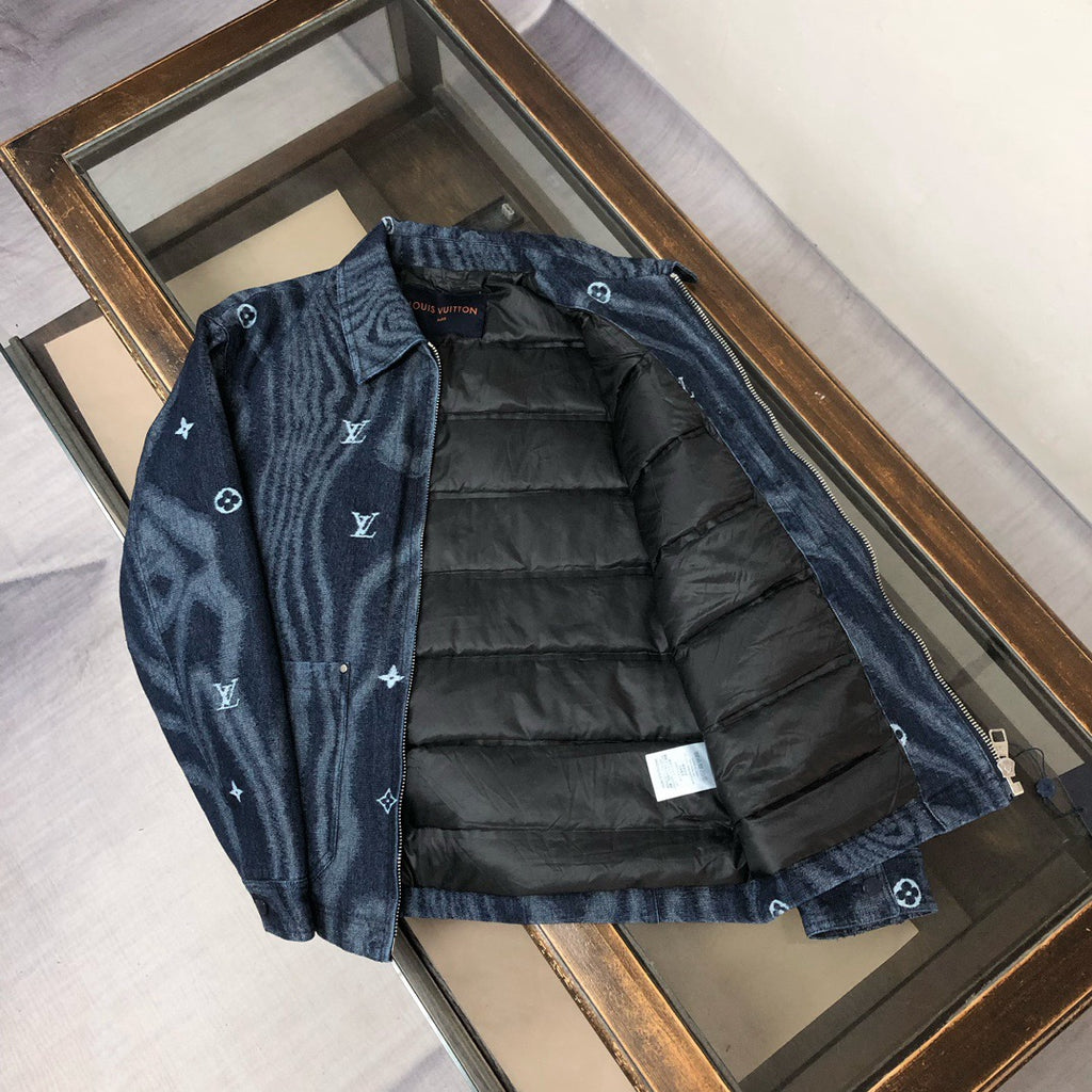 Louis 25fw denim down jacket