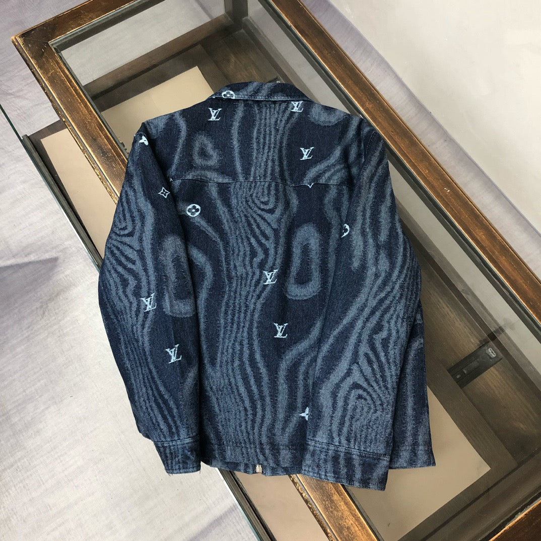 Louis 25fw denim down jacket