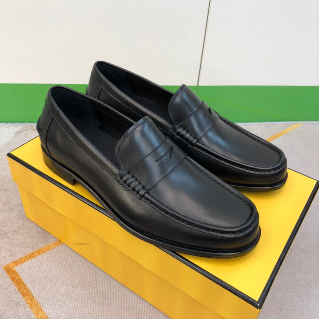 fend leather shoes