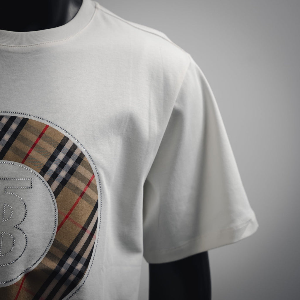 BURBER 25ss rhinestone t-shirt