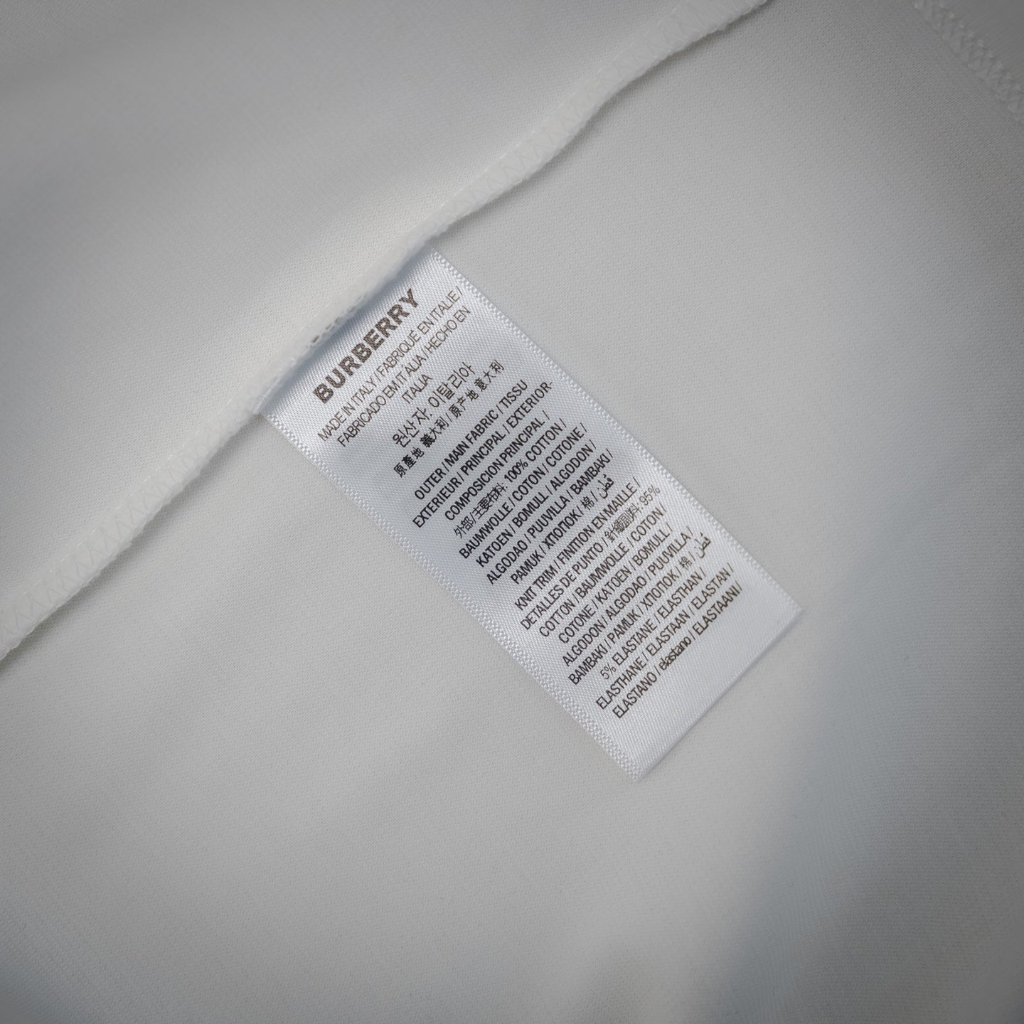 BURBER 25ss rhinestone t-shirt