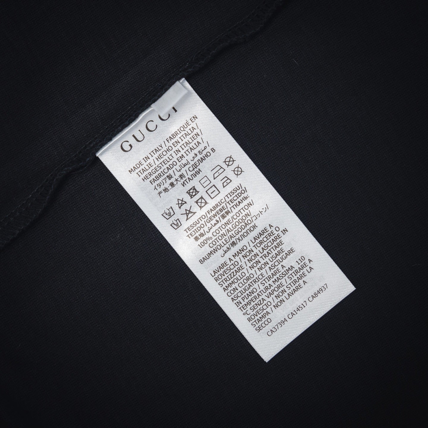 Guc 24ss printed t-shirt