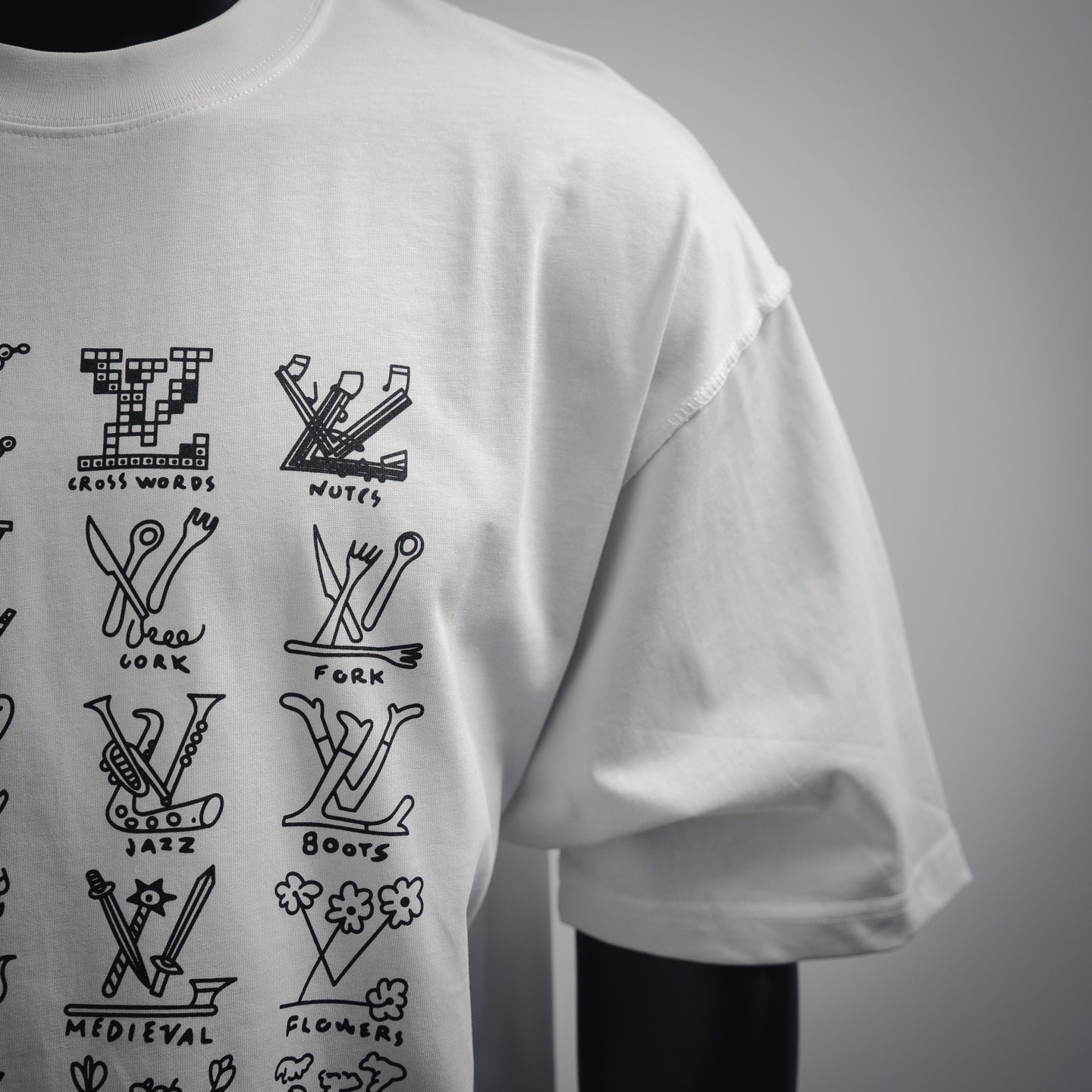 1V 25SS printed t-shirt