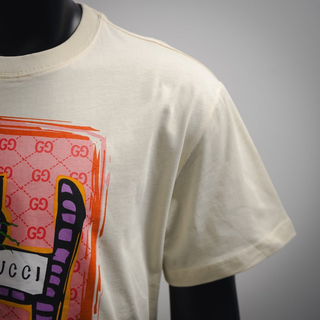 Guc 23ss printed t-shirt