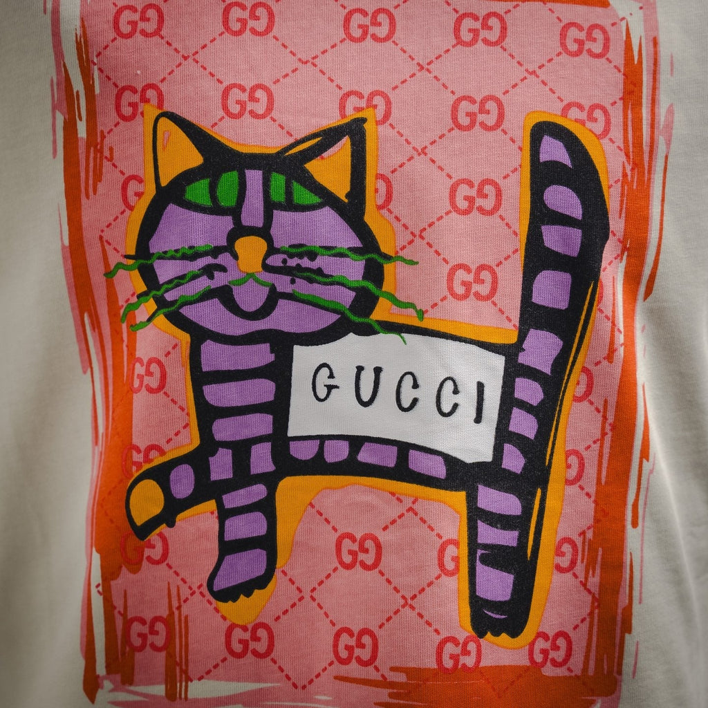 Guc 23ss printed t-shirt