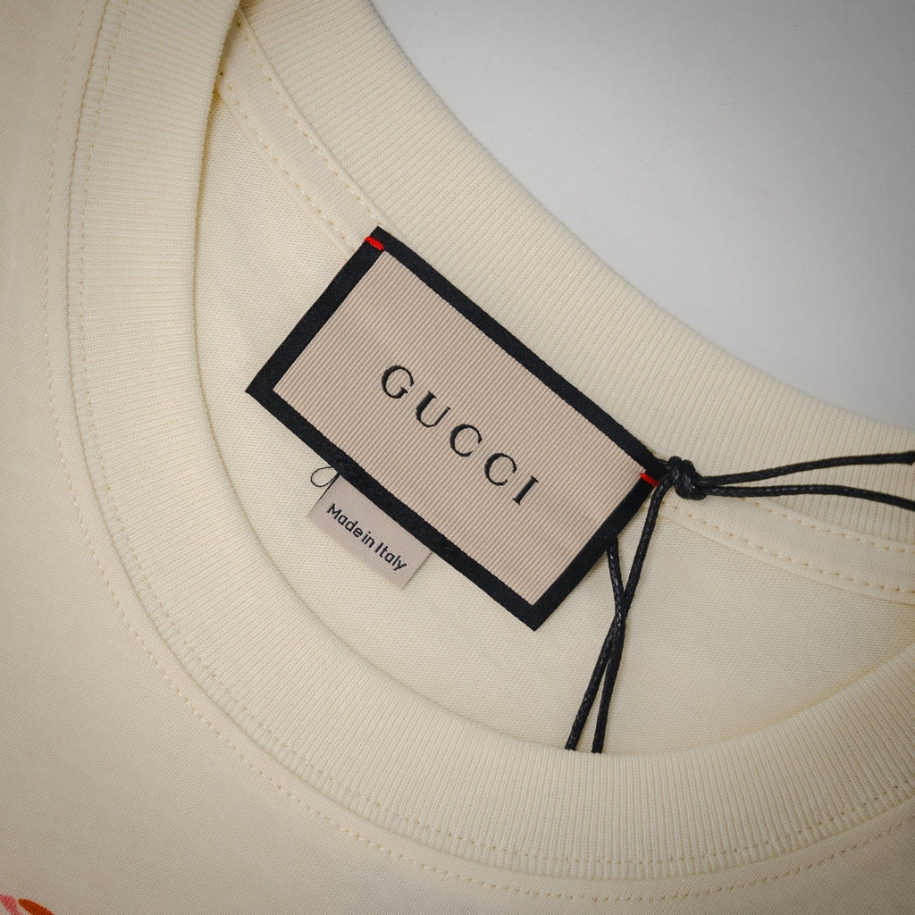 Guc 23ss printed t-shirt