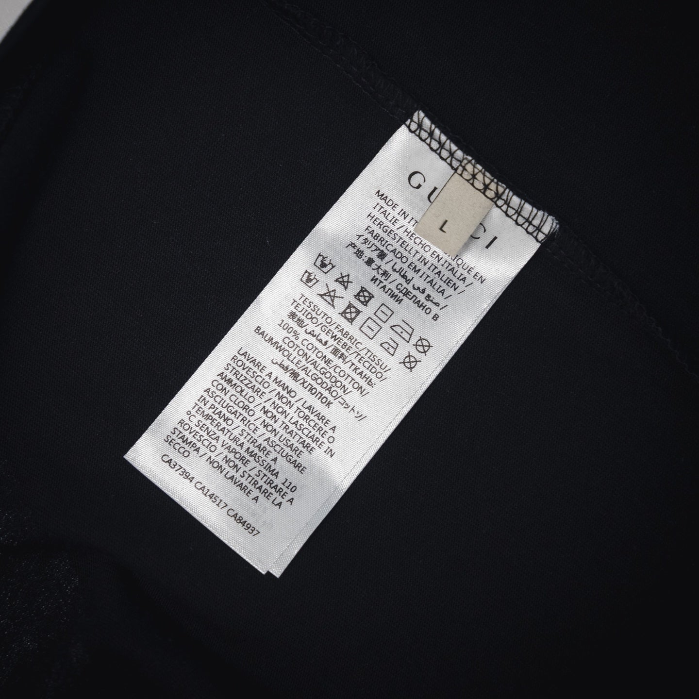 Guc 25ss printed t-shirt