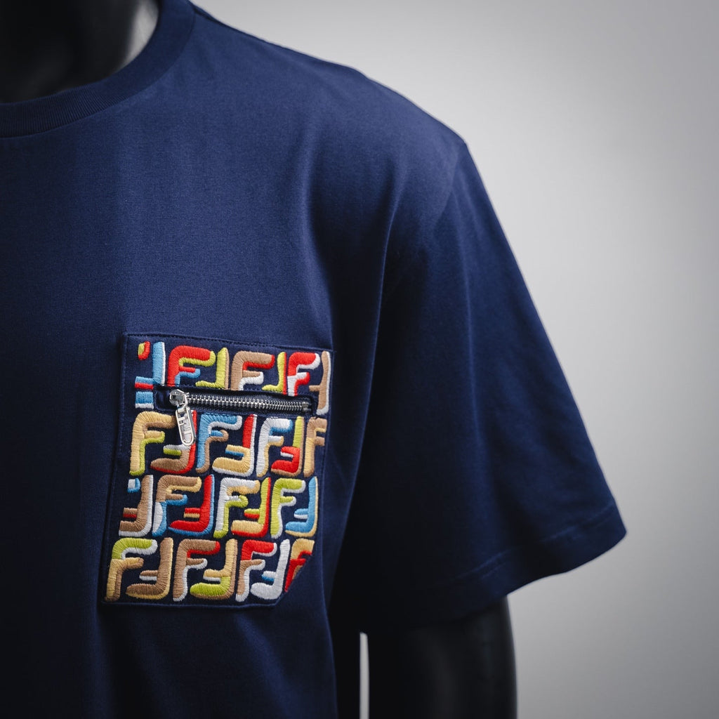 Fend 25ss embroidered t-shirt