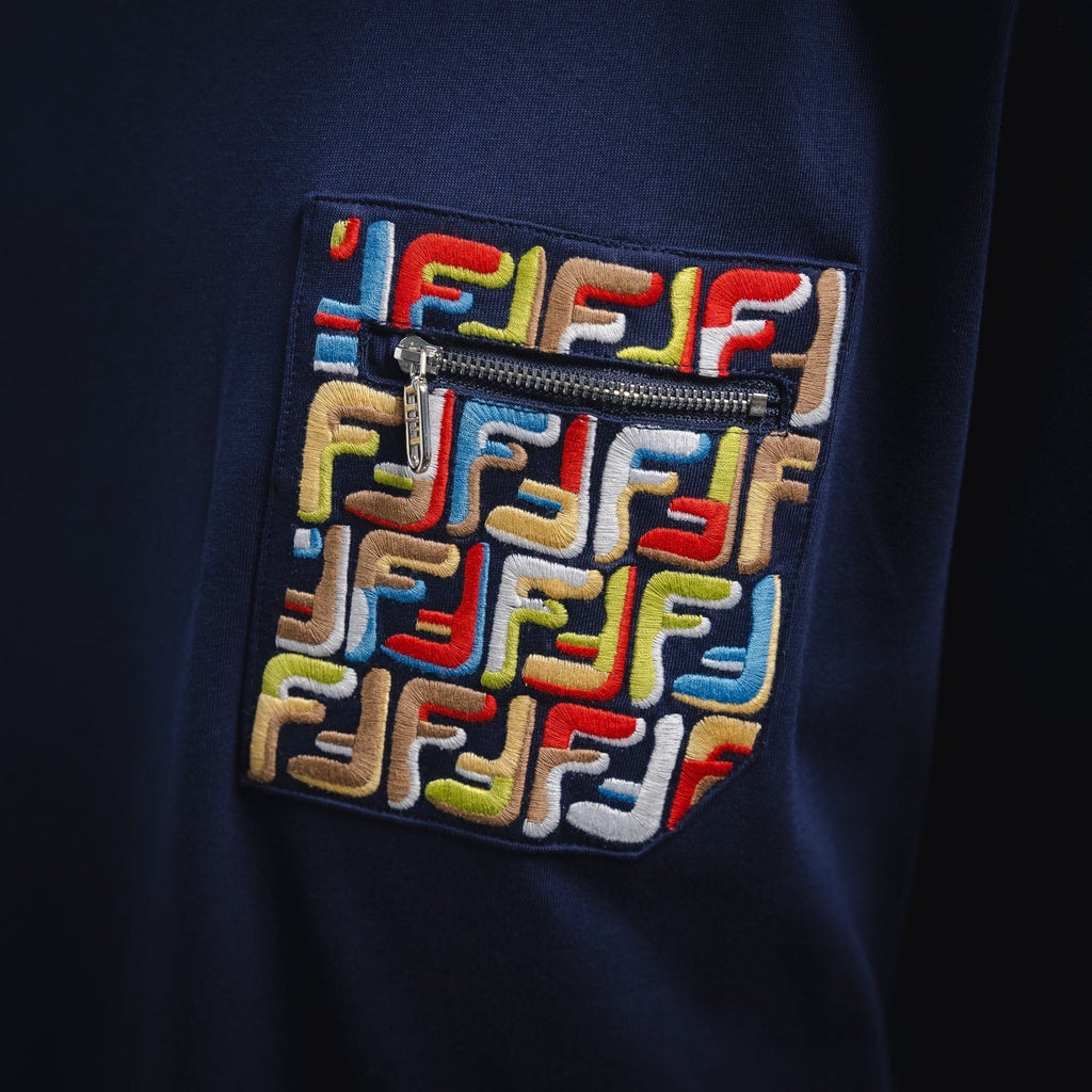 Fend 25ss embroidered t-shirt