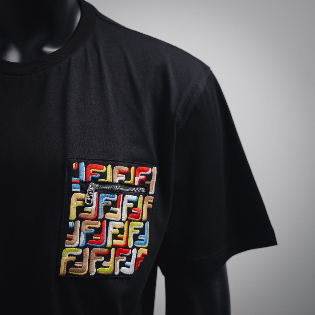 Fend 25ss embroidered t-shirt