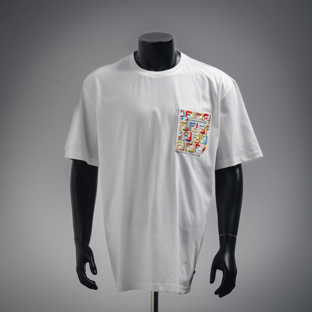 Fend 25ss embroidered t-shirt
