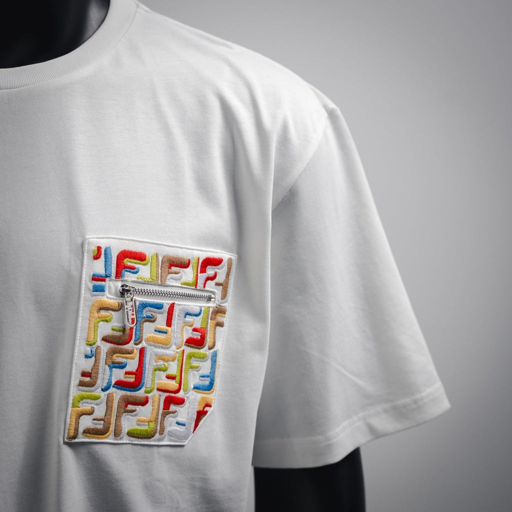 Fend 25ss embroidered t-shirt