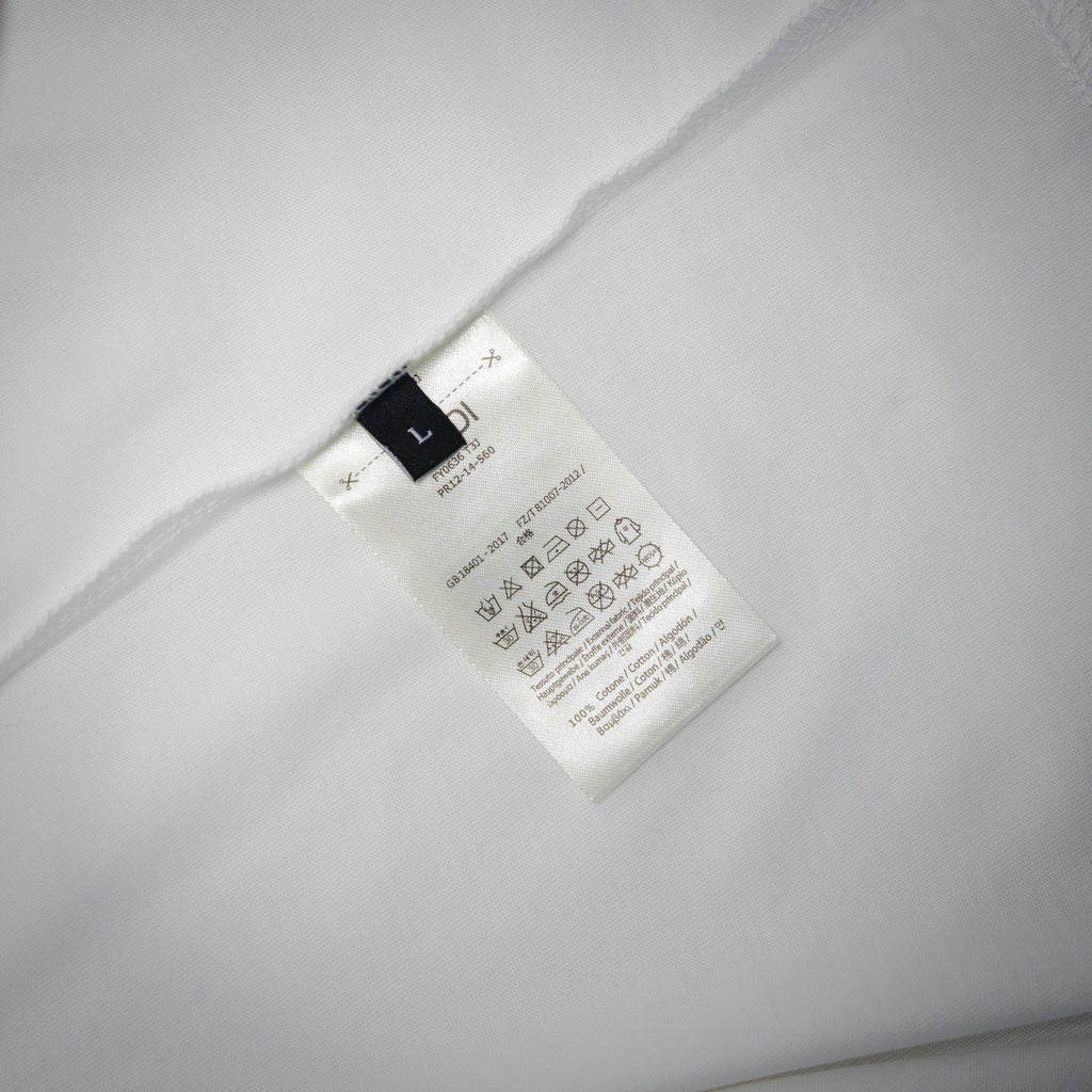 Fend 25ss embroidered t-shirt