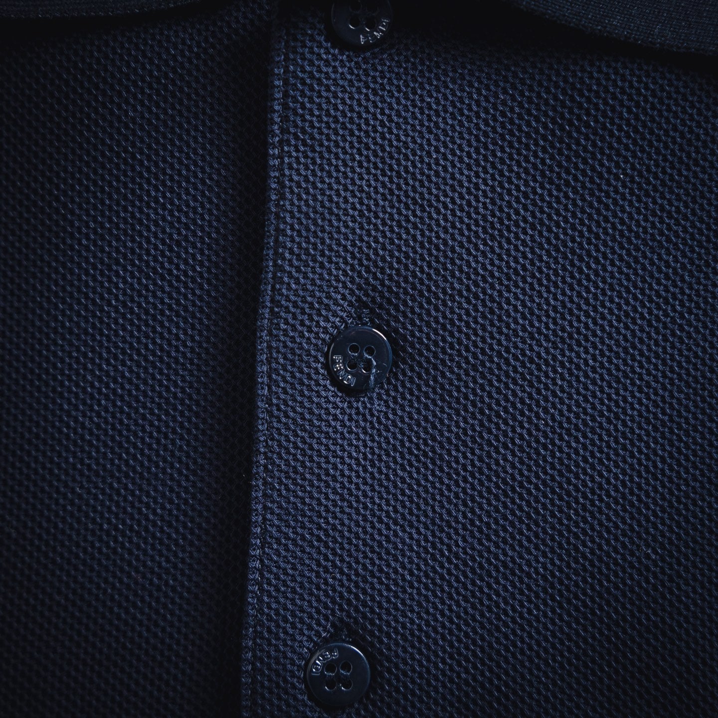 Fend 25ss embroidered polo shirt