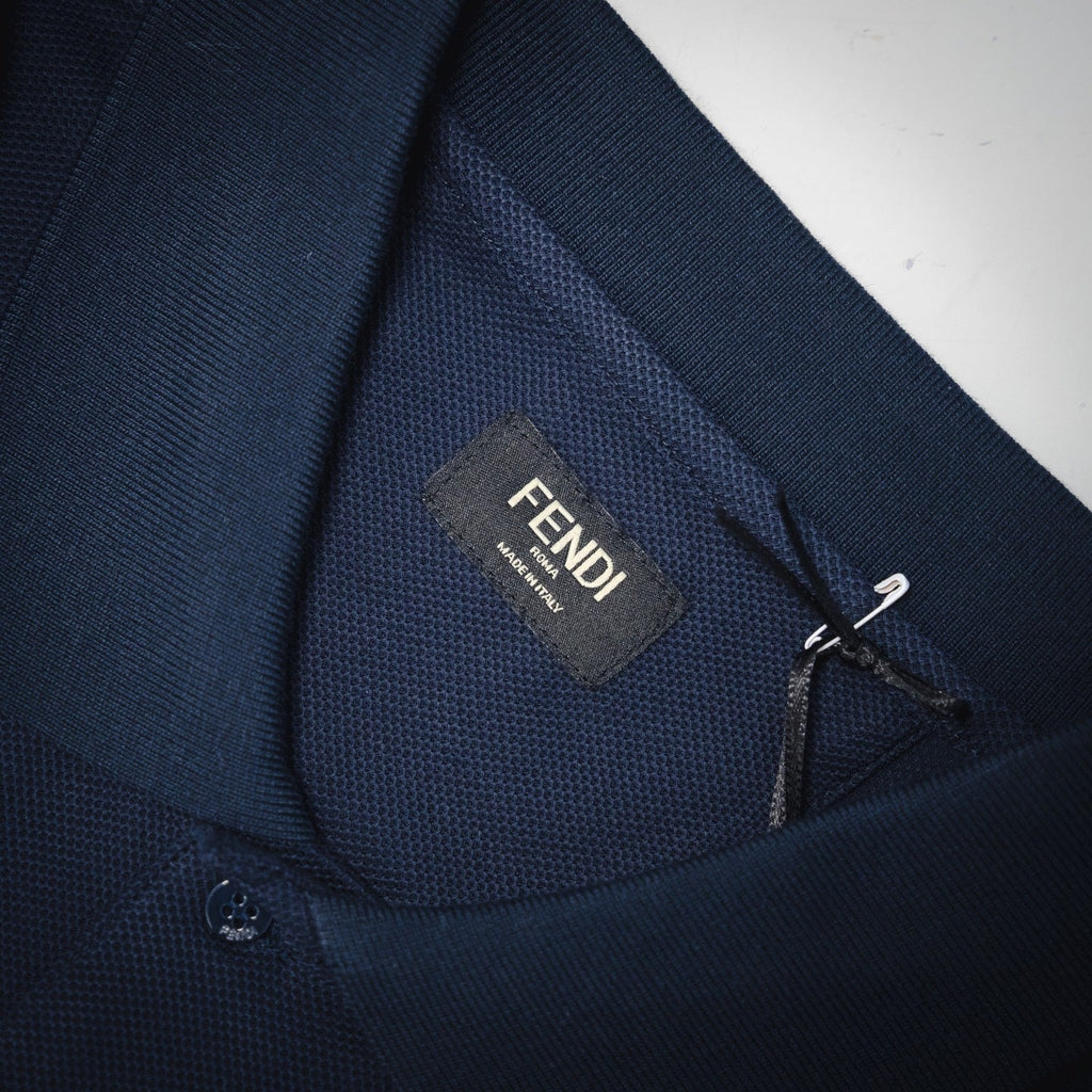 Fend 25ss embroidered polo shirt