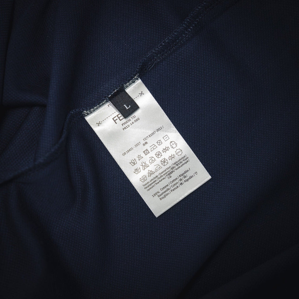 Fend 25ss embroidered polo shirt