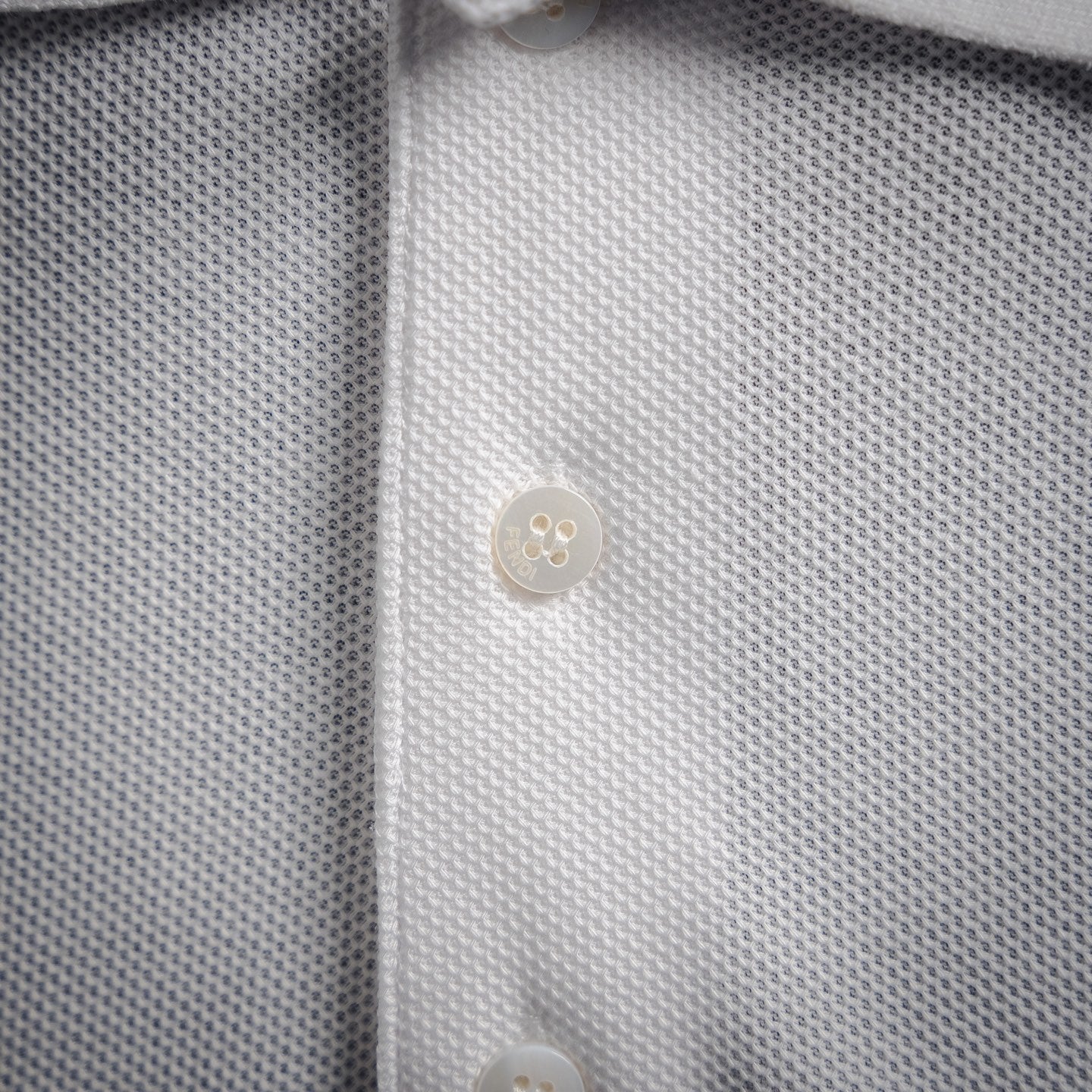 Fend 25ss embroidered polo shirt