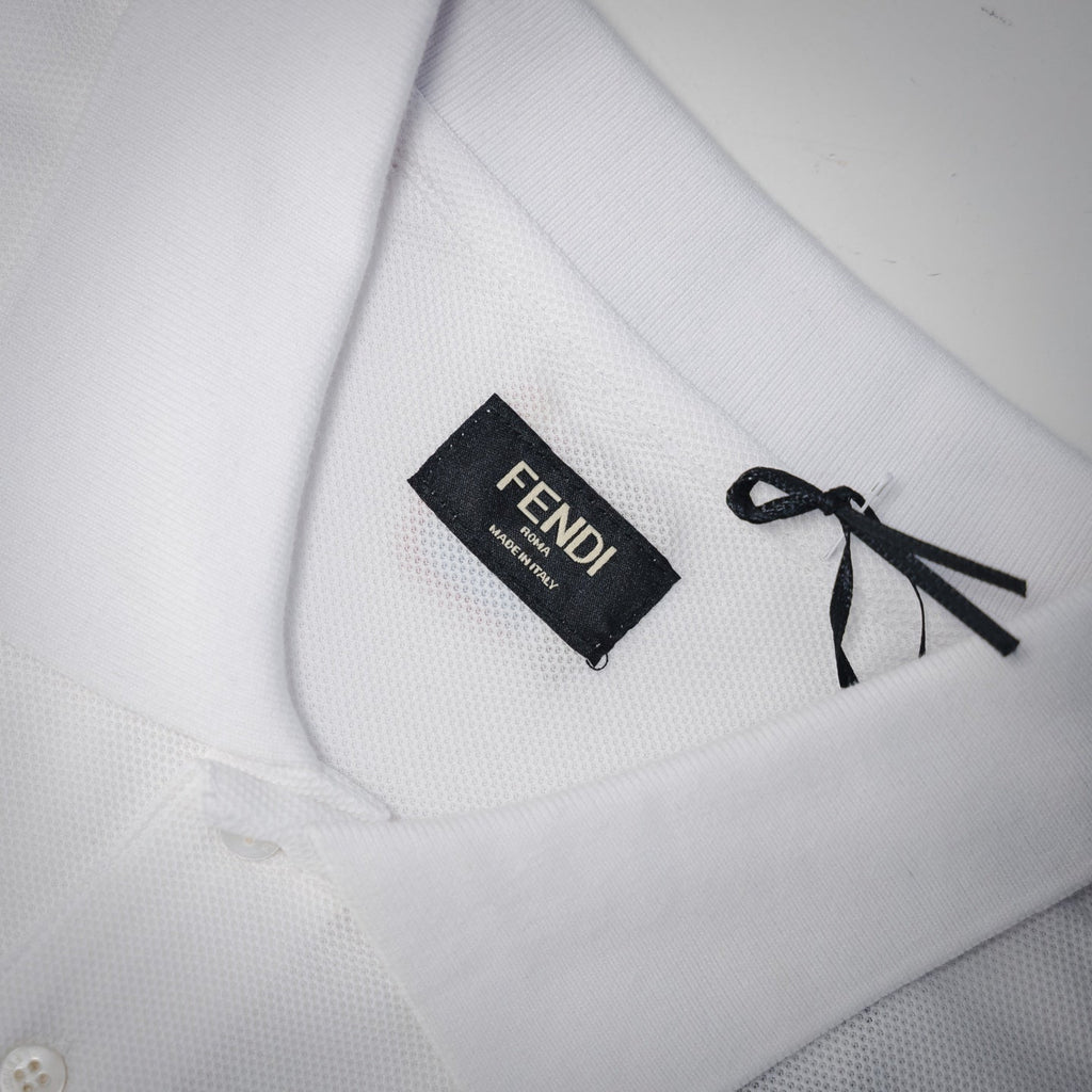 Fend 25ss embroidered polo shirt