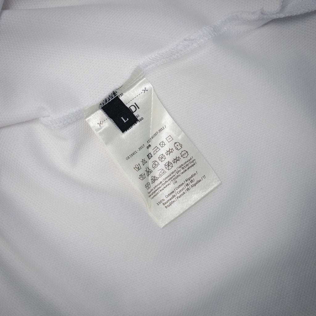 Fend 25ss embroidered polo shirt