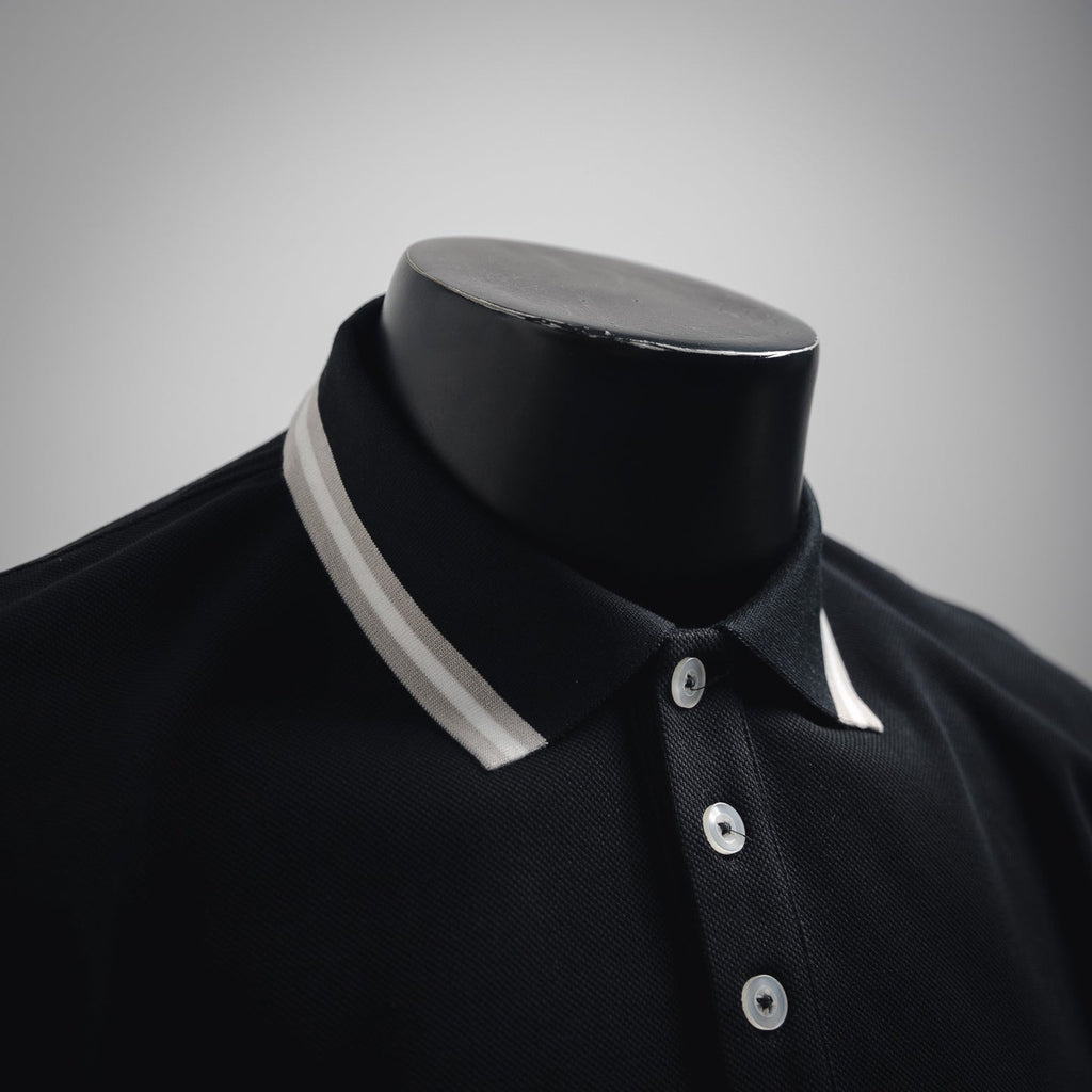 Pra 25ss webbing polo shirt