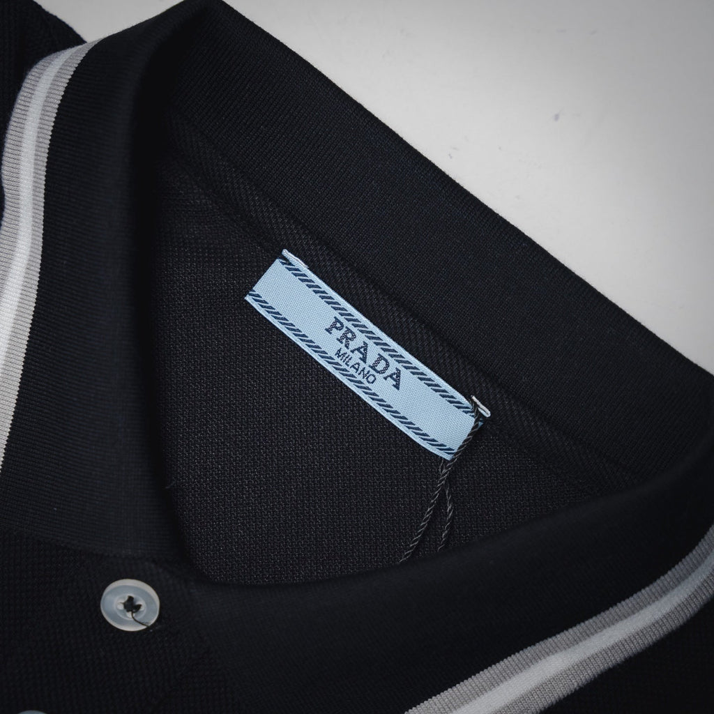 Pra 25ss webbing polo shirt