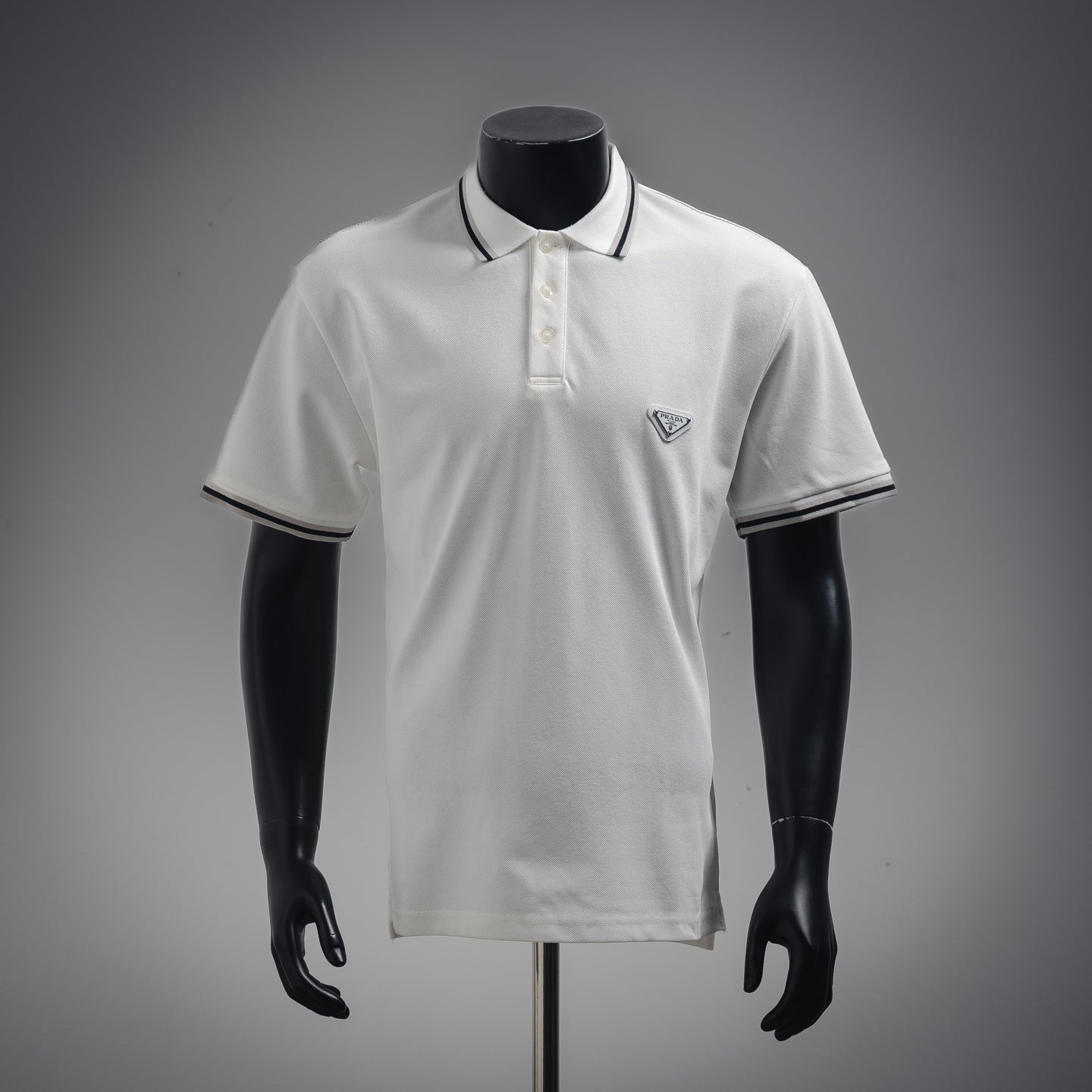 Pra 25ss webbing polo shirt