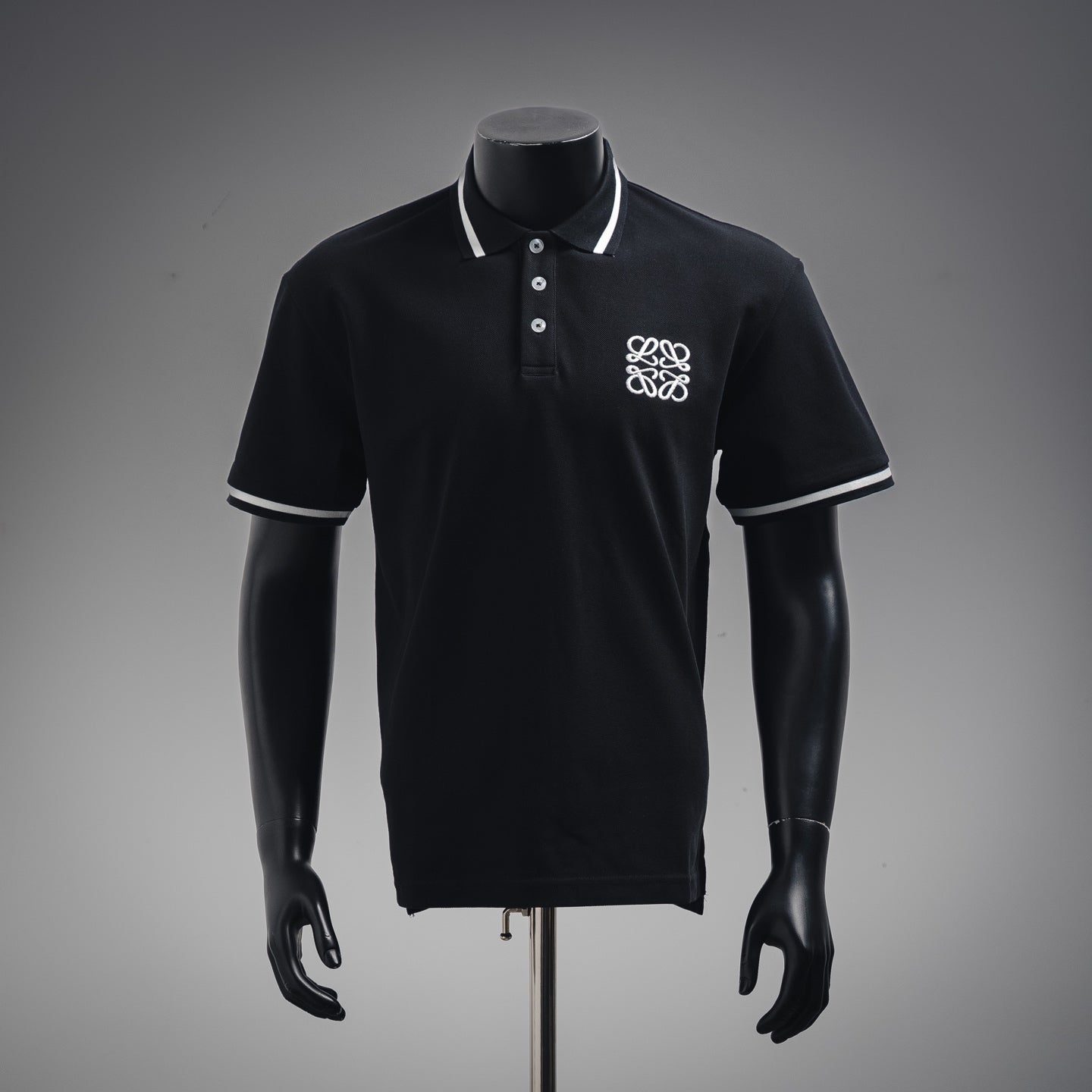 Loew 25ss embroidered polo shirt