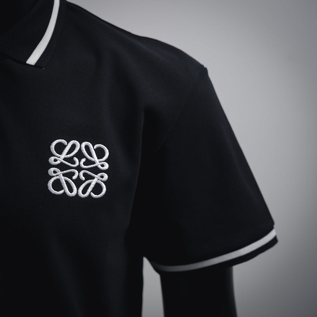 Loew 25ss embroidered polo shirt