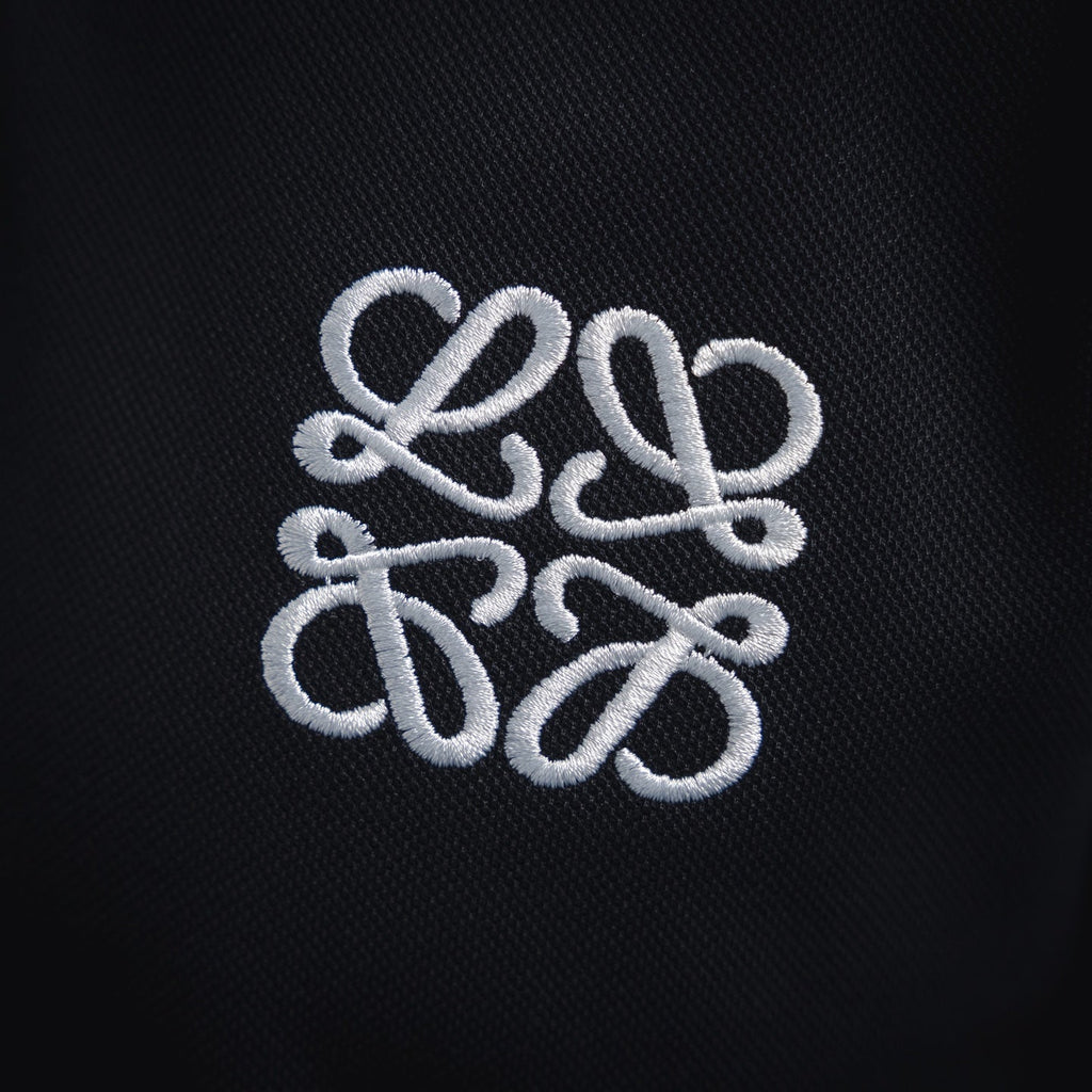 Loew 25ss embroidered polo shirt