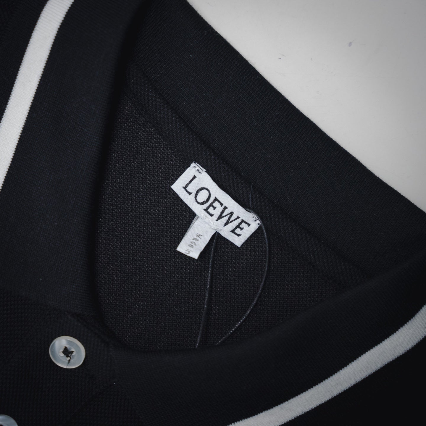 Loew 25ss embroidered polo shirt