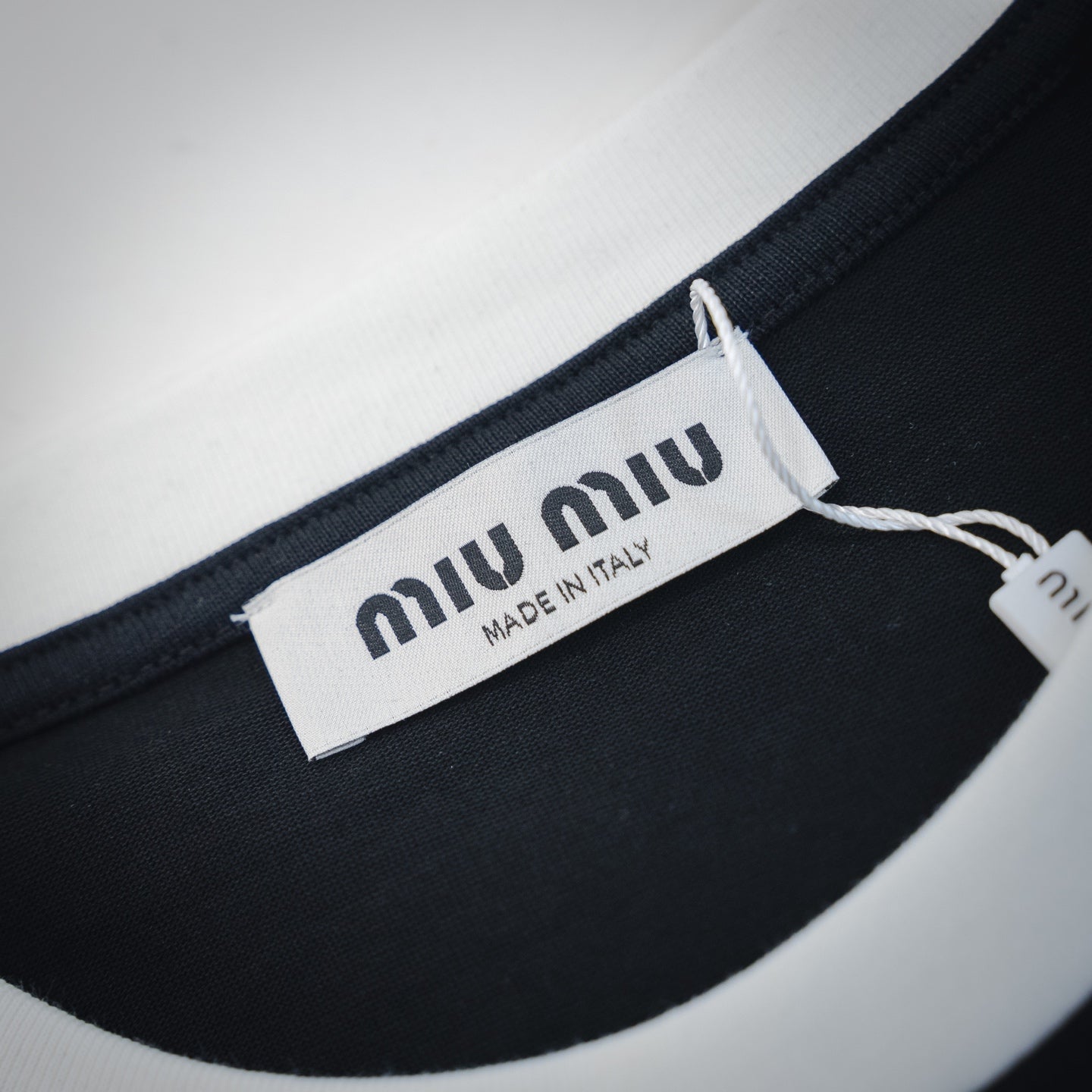 Miu embroidered t-shirt