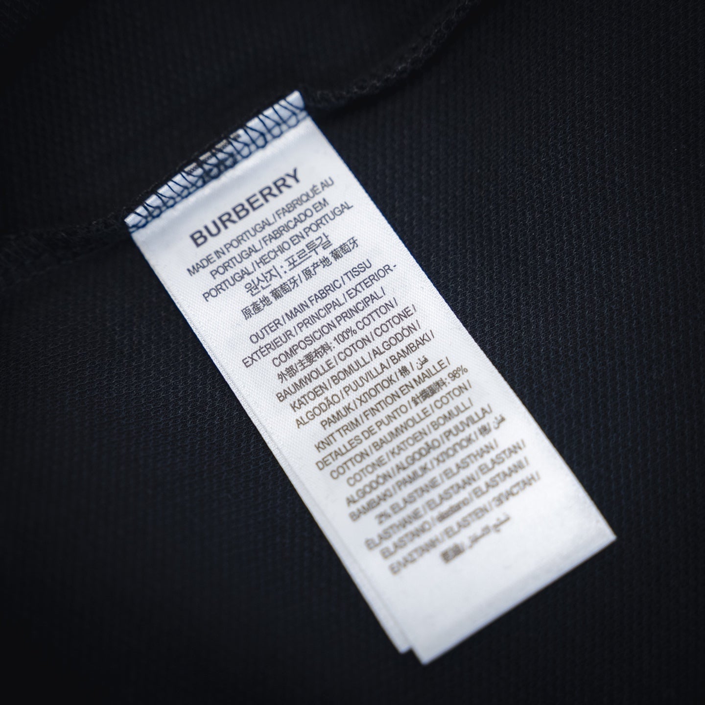 BURBER 25SS embroidered polo