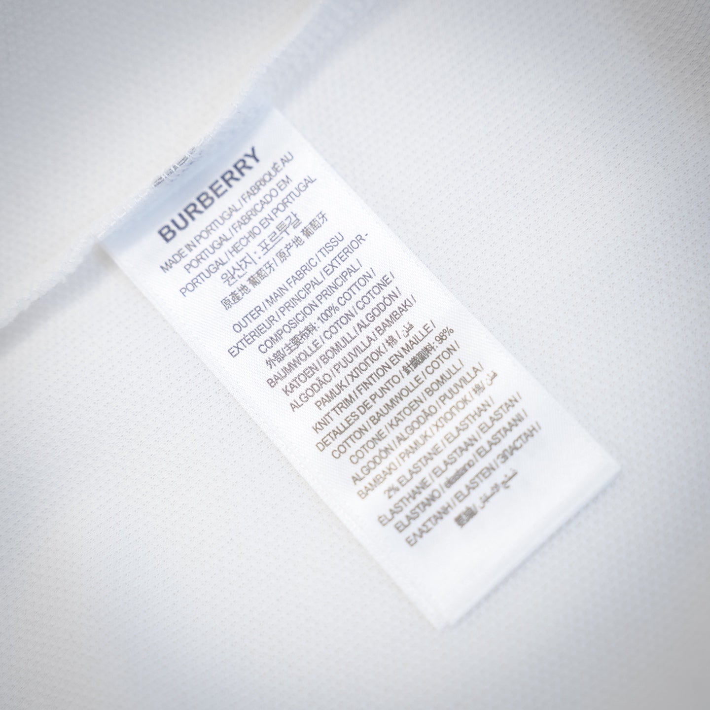 BURBER 25SS embroidered polo