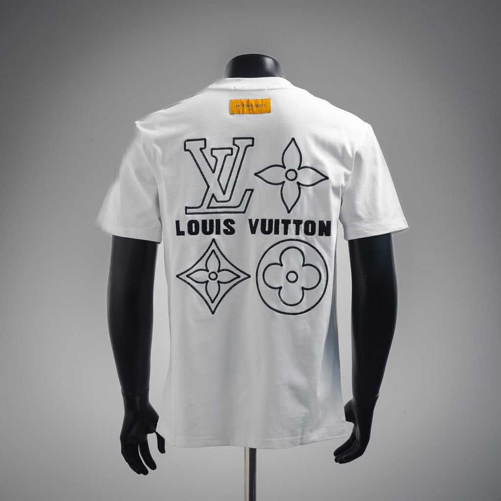 Louis 25ss embroidered t-shirt
