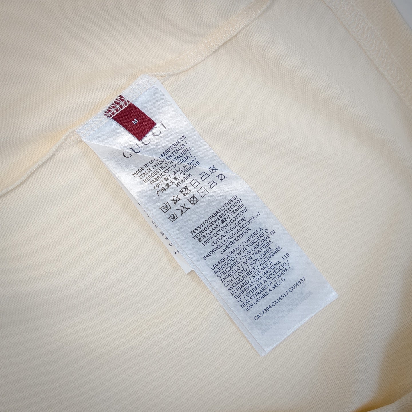 Guc 25ss printed t-shirt