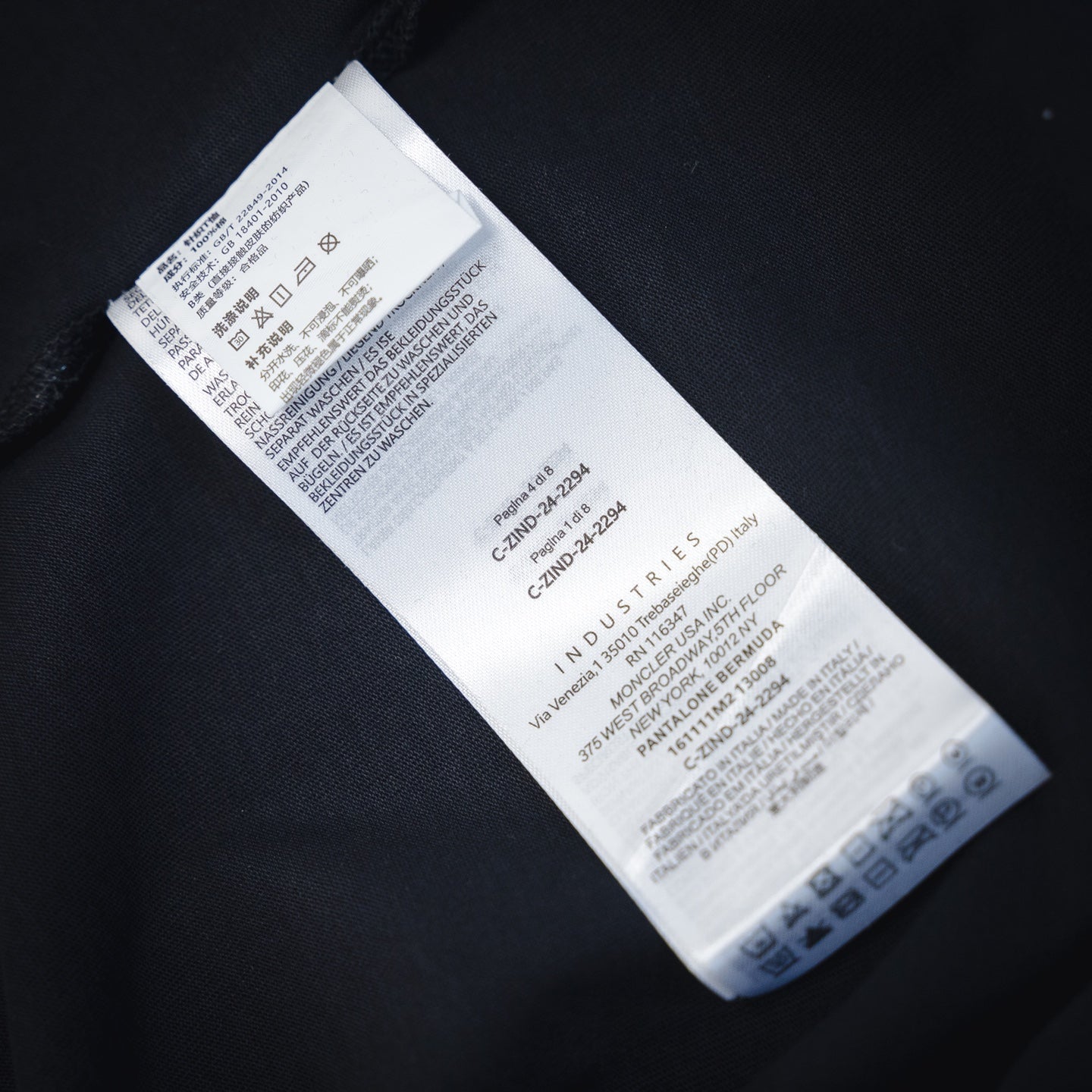 Moncl 25ss printed t-shirt