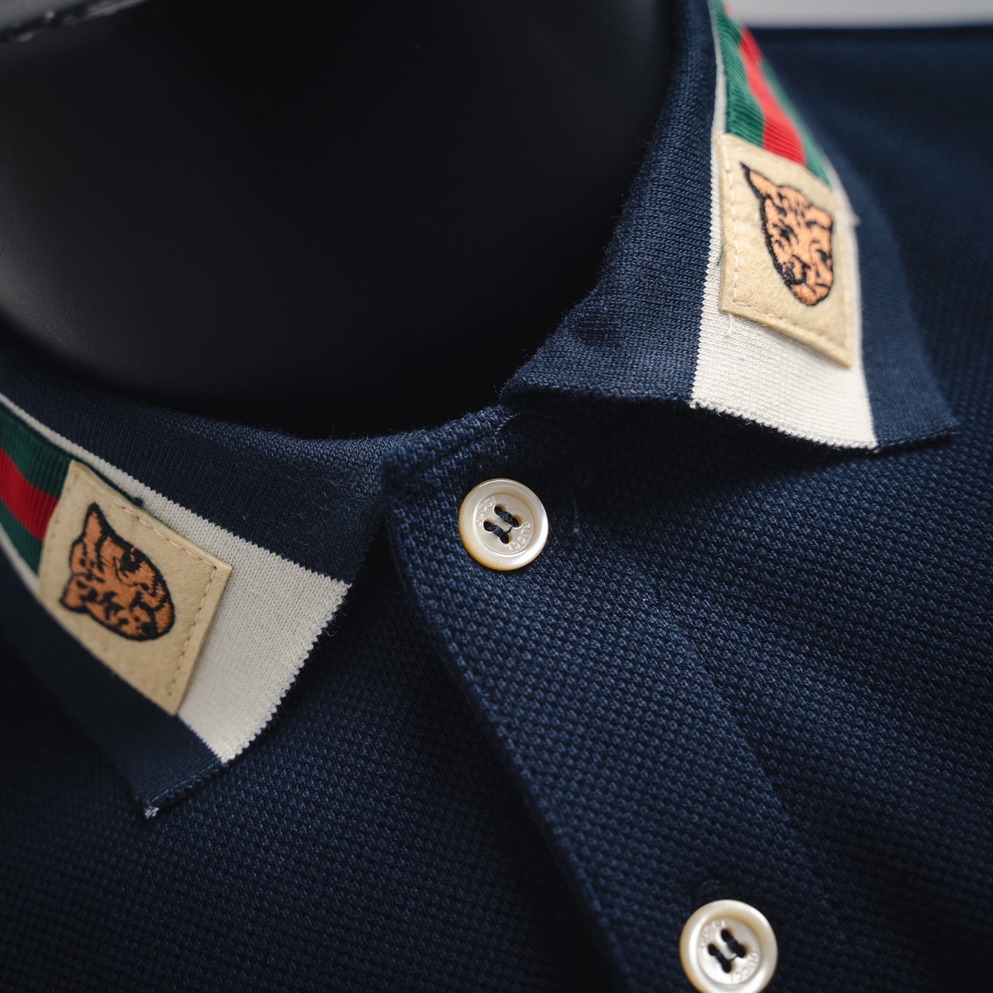 Guc 25ss webbing polo shirt