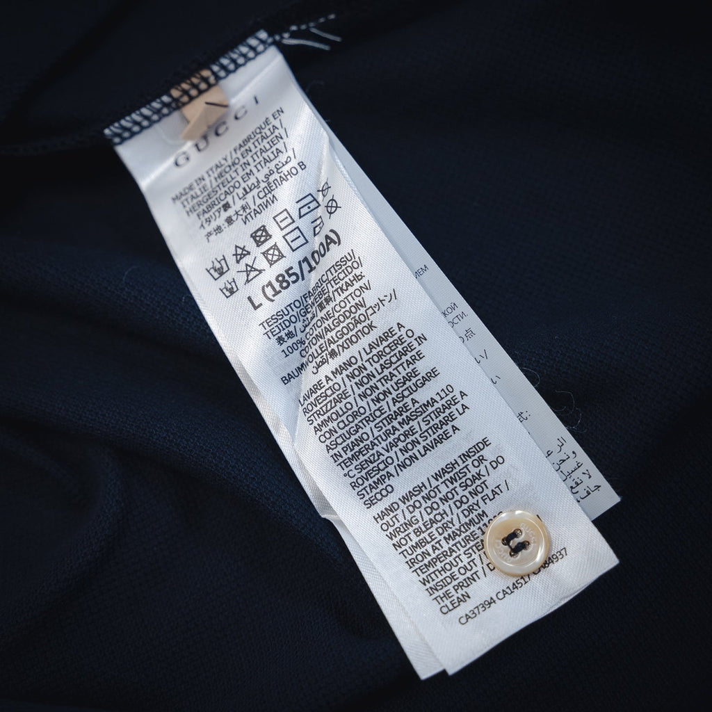 Guc 25ss webbing polo shirt