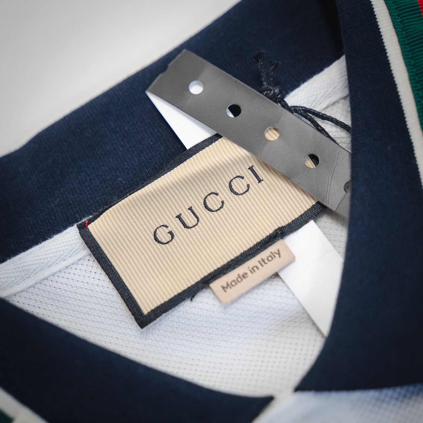 Guc 25ss webbing polo shirt