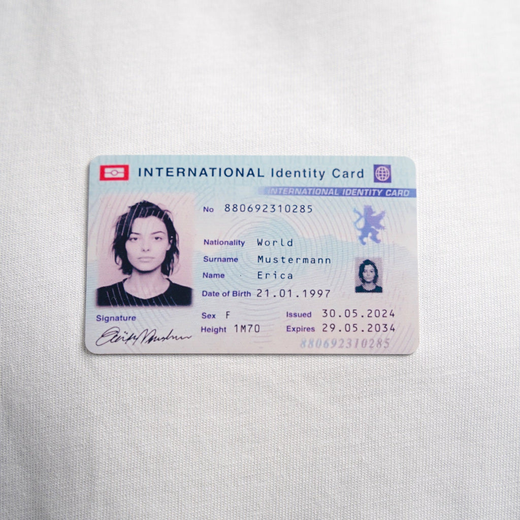 Balen 25ss ID card t-shirt
