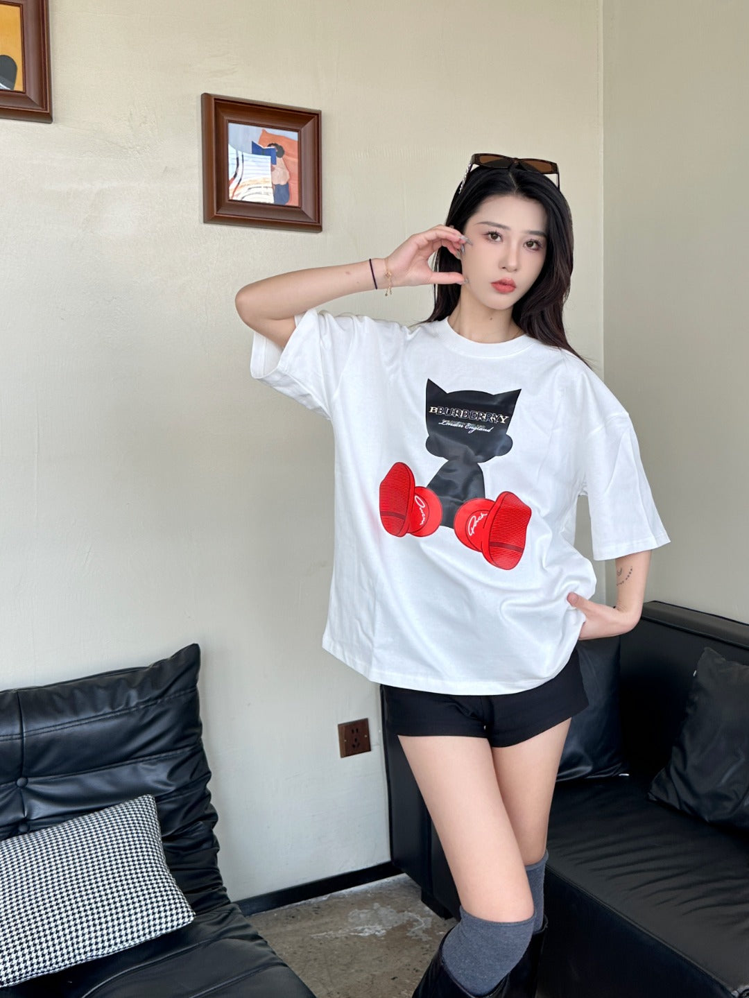 Burber 25ss men womens t-shirt